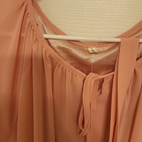 You and me nwot dress size L peach color - Picture 3 of 3